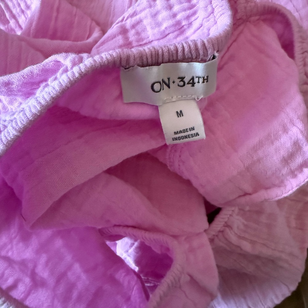 Pink Ruffle Sleeve Blouse - Picture 9 of 9